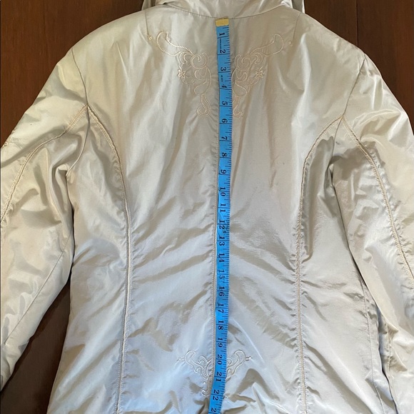 BOGNER Embroidered Winter Jacket Faux Fur Collar, Size 10, Unworn w/ Tag - Picture 8 of 13